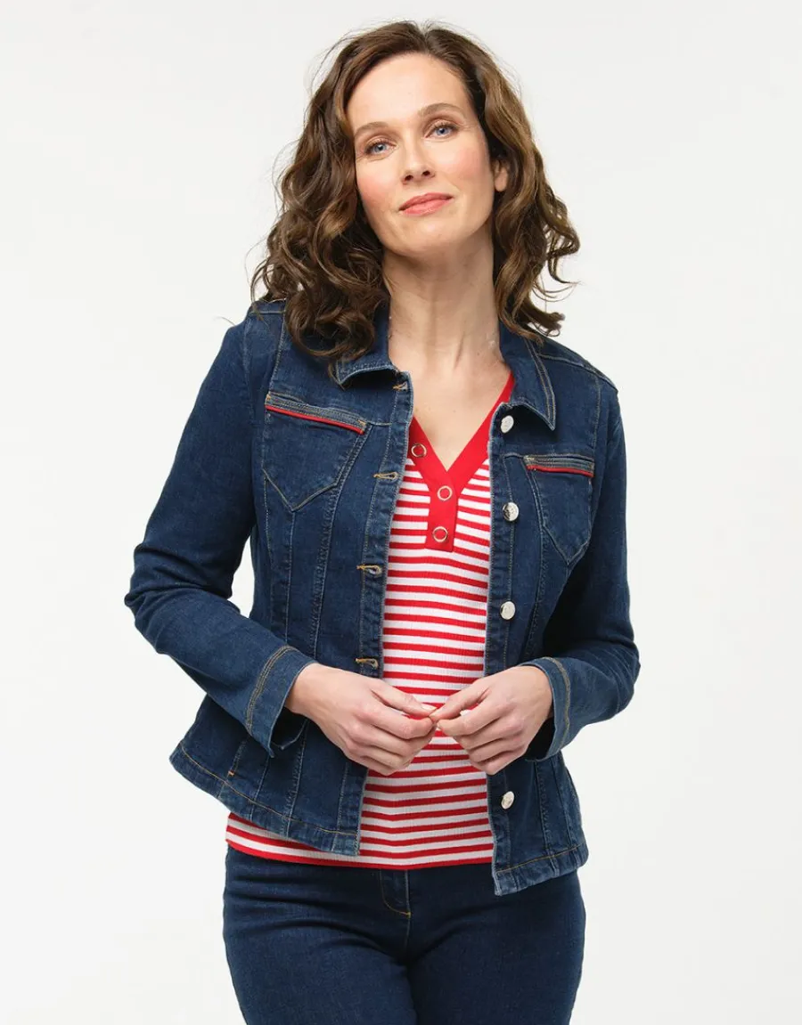 Christine Laure Casual|Vestes*Veste en jean brut coton