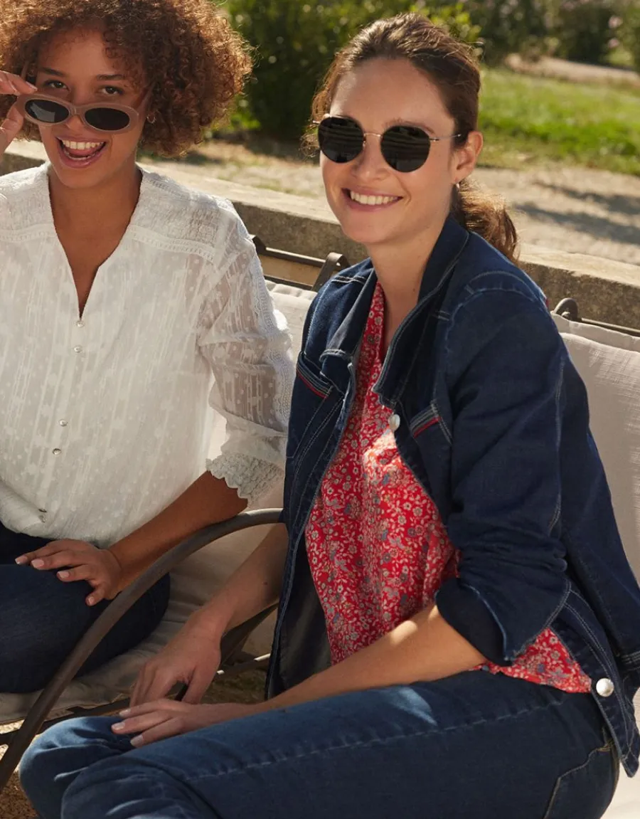 Christine Laure Casual|Vestes*Veste en jean brut coton