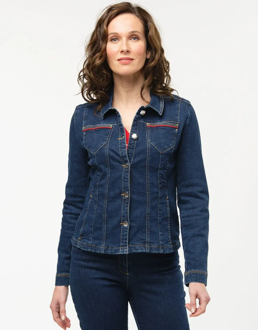 Christine Laure Casual|Vestes*Veste en jean brut coton