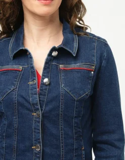 Christine Laure Casual|Vestes*Veste en jean brut coton