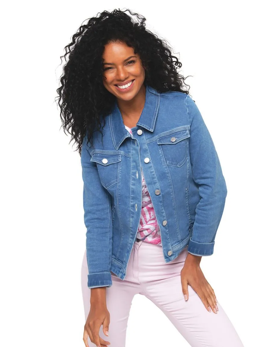 Christine Laure Casual|Vestes*Veste en jean stone