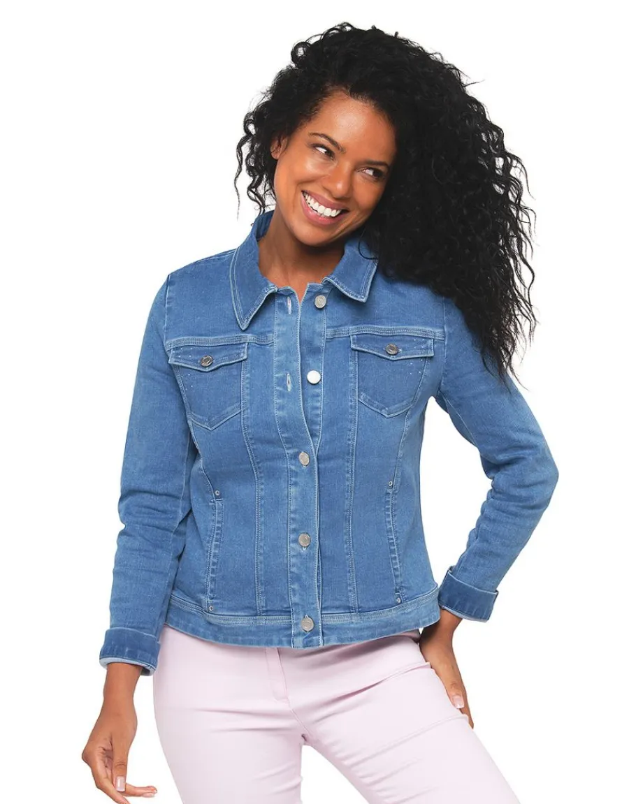 Christine Laure Casual|Vestes*Veste en jean stone