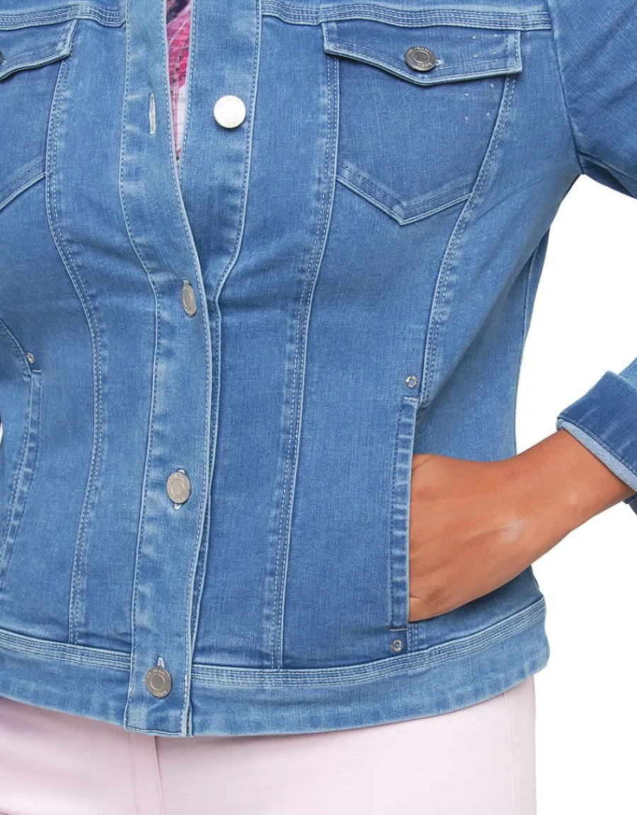 Christine Laure Casual|Vestes*Veste en jean stone