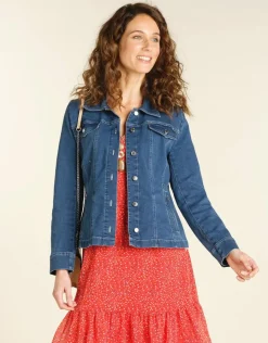 Christine Laure Casual|Vestes*Veste en jean stretch
