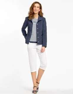 Christine Laure Casual|Vestes*Veste legère bleue marine