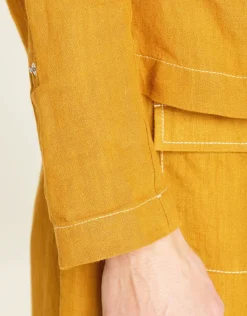 Christine Laure Casual|Vestes*Veste lin safran