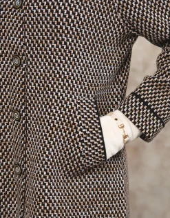 Christine Laure Habillées|Vestes*Veste longue jacquard