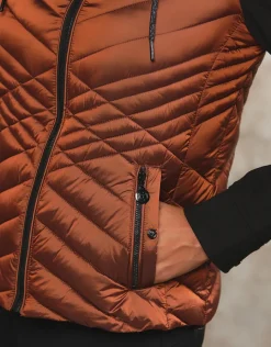 Christine Laure Doudounes|Casual*Veste matelassée cuivrée