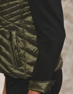 Christine Laure Doudounes|Casual*Veste matelassée kaki