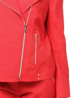 Christine Laure Habillées|Vestes*Veste rouge col à revers