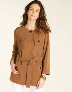 Christine Laure Casual|Vestes*Veste saharienne camel