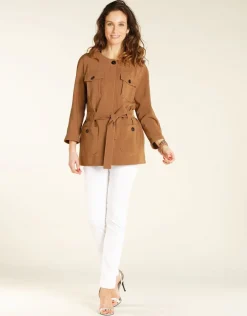 Christine Laure Casual|Vestes*Veste saharienne camel