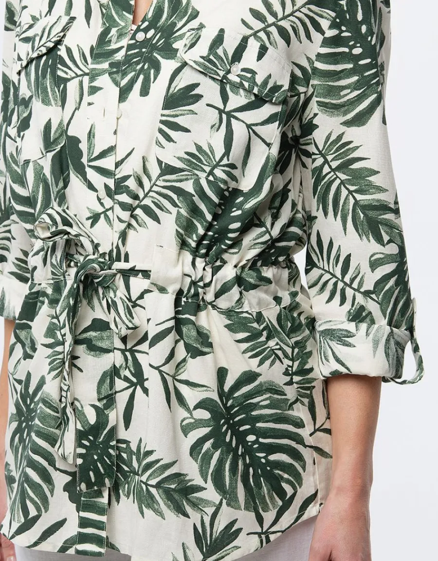 Christine Laure Casual|Vestes*Veste saharienne imprimé