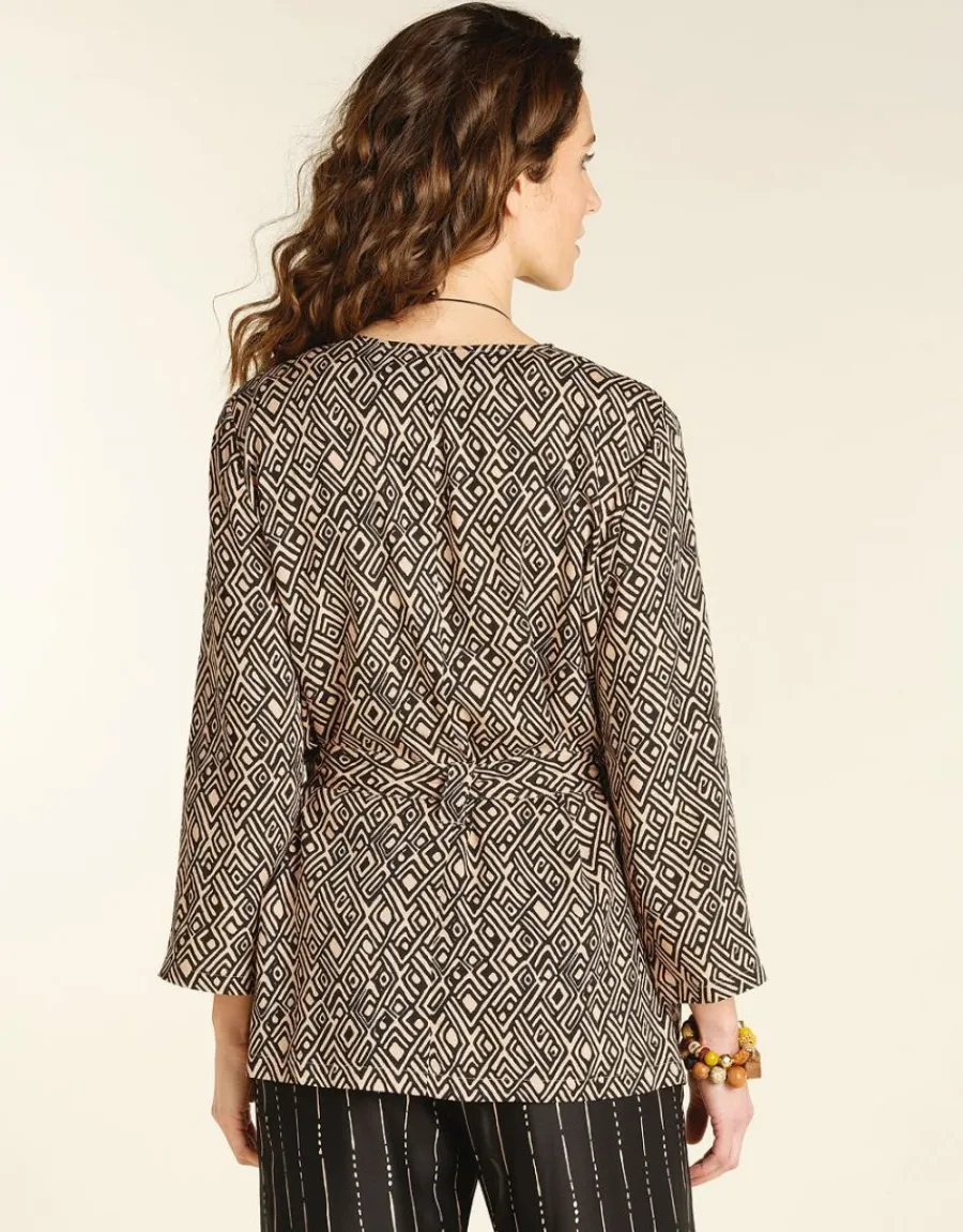 Christine Laure Habillées|Vestes*Veste saharienne imprimée