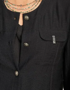 Christine Laure Casual|Vestes*Veste saharienne noire