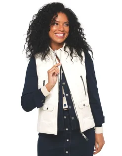 Christine Laure Casual|Vestes*Veste sans manches beige