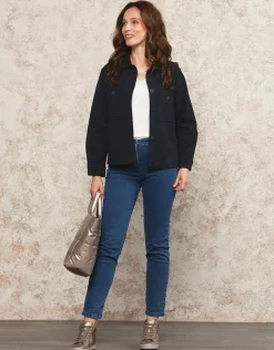 Christine Laure Casual|Vestes*Veste souple bleu