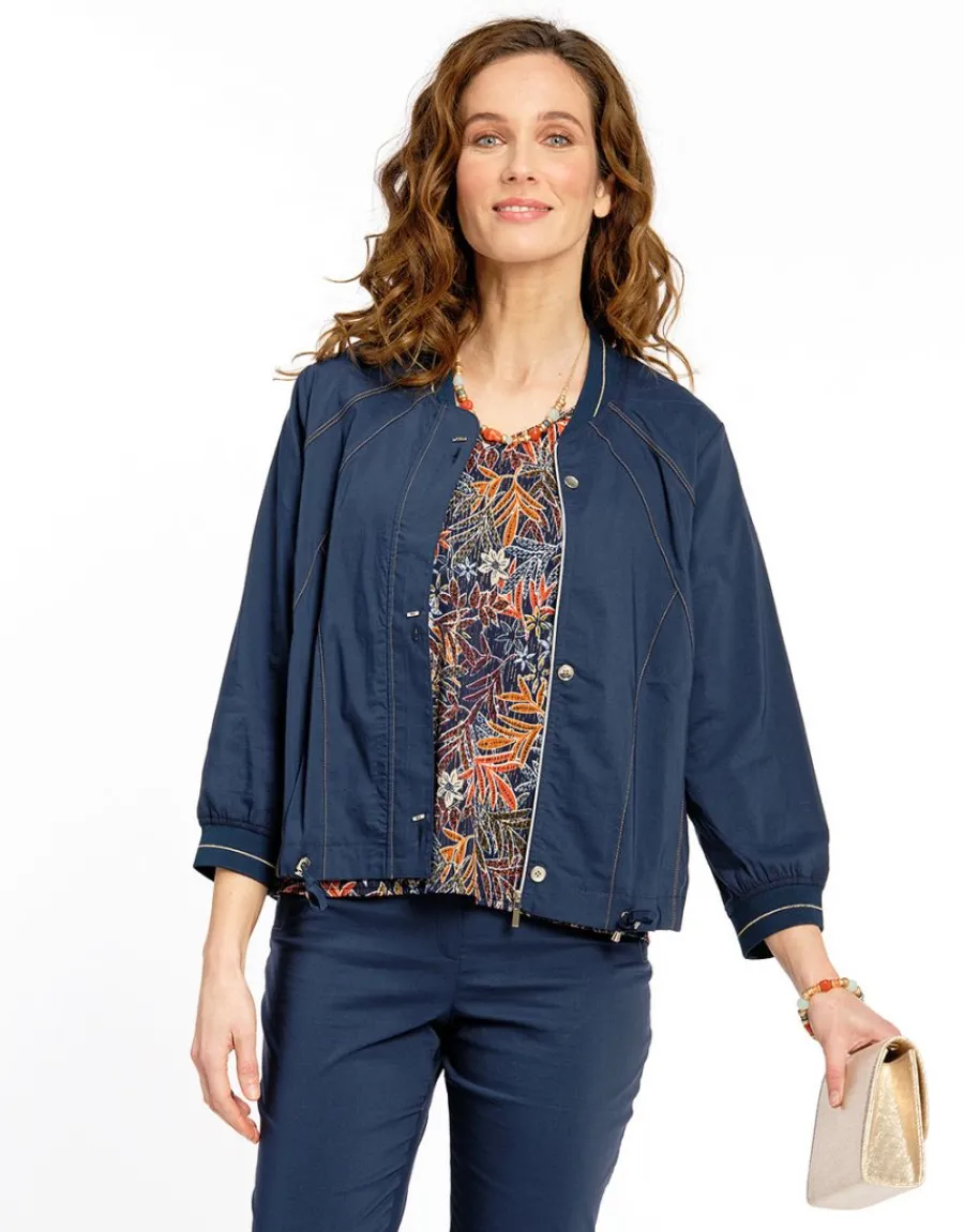 Christine Laure Casual|Vestes*Veste sport chic marine