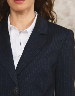 Christine Laure Habillées|Vestes*Veste tailleur bleu
