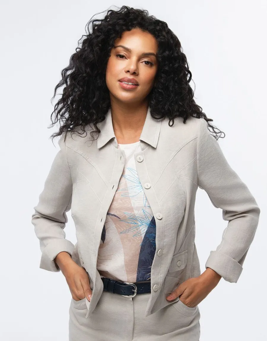 Christine Laure Habillées|Vestes*Veste tailleur chic beige