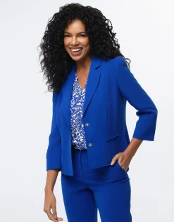 Christine Laure Habillées|Vestes*Veste tailleur chic bleu