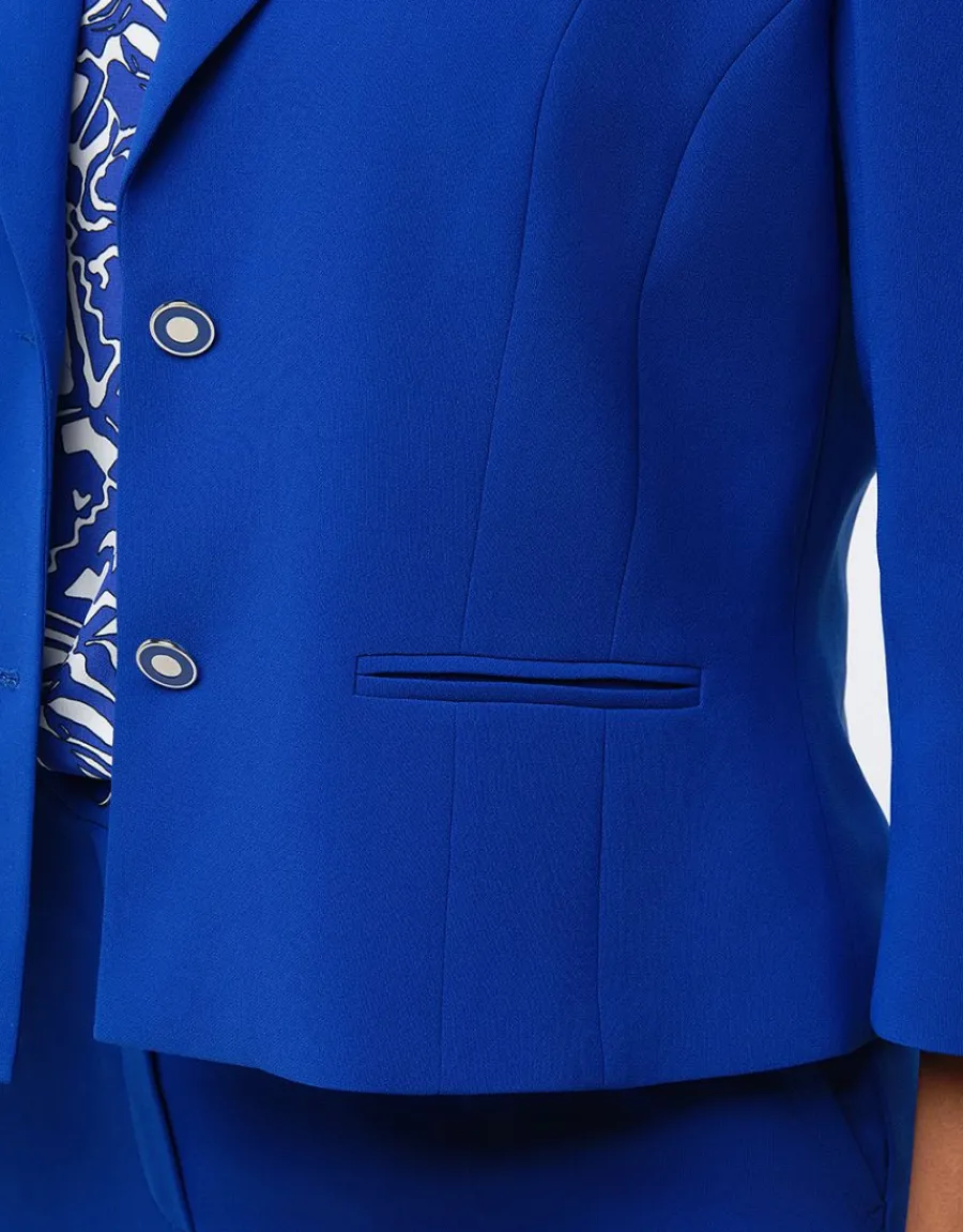 Christine Laure Habillées|Vestes*Veste tailleur chic bleu