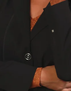 Christine Laure Vestes|Habillées*Veste tailleur court noir