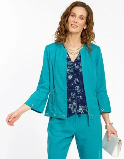 Christine Laure Habillées|Vestes*Veste tendance 100% lin